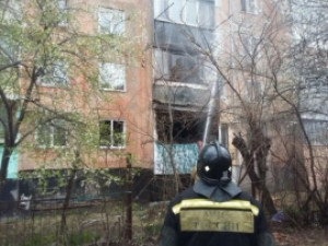 В Починковском районе при пожаре в пятиэтажке погиб мужчина